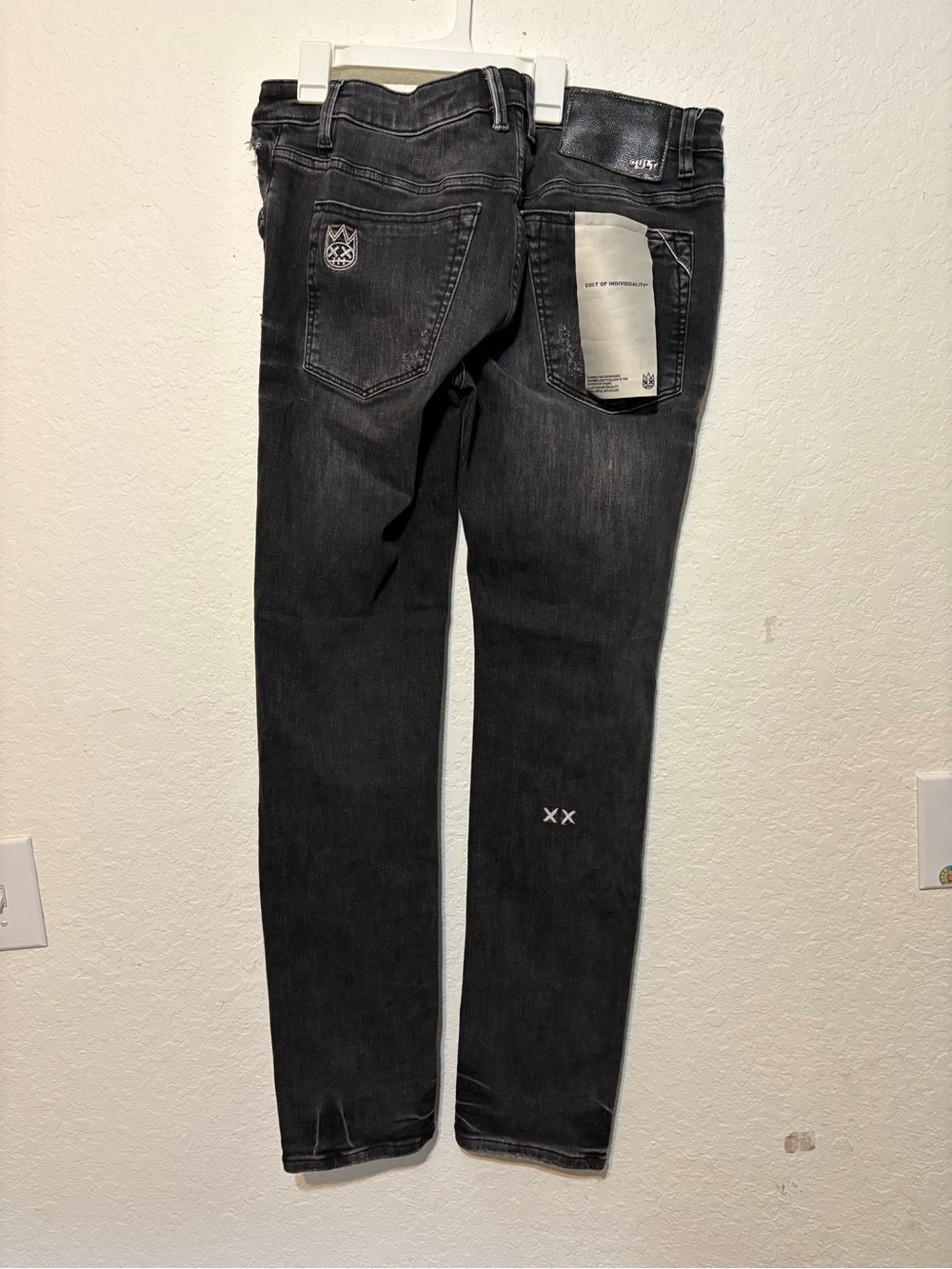 Cult of Individuality Heritage Denim New York Black Distressed Skinny Jeans - Picture 4 of 13